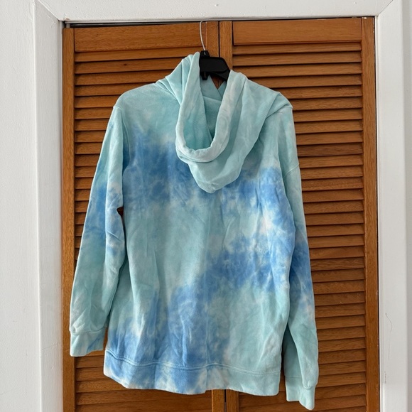 VS PINK Women’s Tie-Dye Blue Hoodie Sz S - Picture 5 of 6